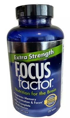 #ad #ad Focus Factor ****Extra Strength Brain Food Feed Your Brain**** 120ct 04 24