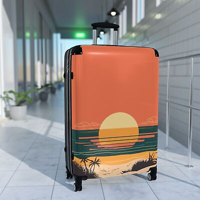 #ad Suitcase Explore in Style: Lightweight Hard Suitcase Set