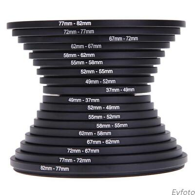 #ad 67mm Lens Male to 72mm 77mm 82mm 86mm Filter Female Step Up Camera Adapter Ring