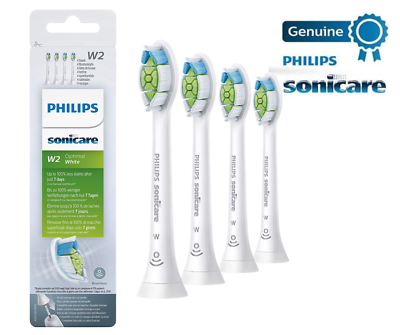 #ad Philips Sonicare W2 Optimal White Standard Sonic Toothbrush Heads 4 Pack