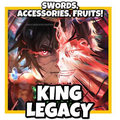 #ad #ad KING LEGACY 🔥 FRUITS SWORDS ACCESSORIES BEST PRICE read description.