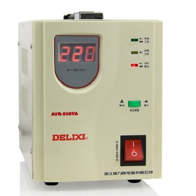 #ad 220V Voltage Stabilizer Automatic Household AC Regulator TV PC Refrigerator