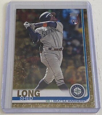 #ad Shed Long 2019 Topps Update Series Gold Rookie RC 2019 #US69 Seattle Mariners