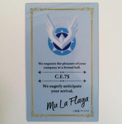 #ad Gundam Seed Freedom Clear Invitation Card Muu