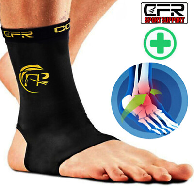 #ad CFR Copper Compression Ankle Sleeve Support Brace Foot Sports Injury Sleeve IA