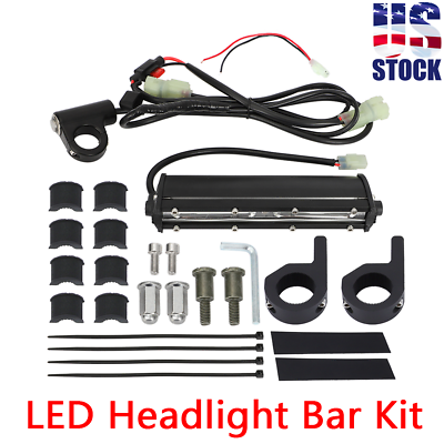 #ad For Yamaha LED Headlight Light Bar Kit YZ85 YZ65 YZF450 TTR125 TTR230 TTR50 US