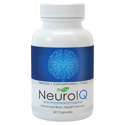 #ad NeuroIQ Nootropic Brain Health Supplement For Memory Concentration and Focus