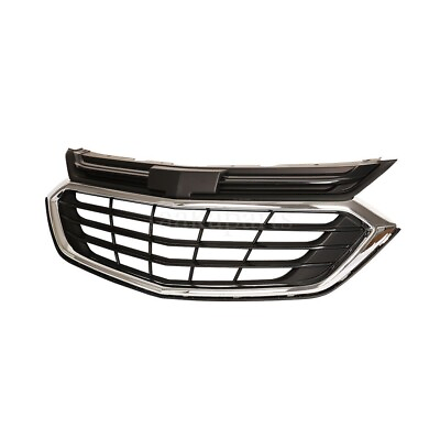 #ad #ad Front Bumper Grille Upper Grill w Chrome Trim For Chevrolet Equinox 2018 2021