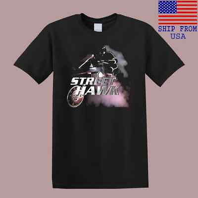 #ad Street Hawk Movie Logo Men#x27;S Black T Shirt Size S 5Xl