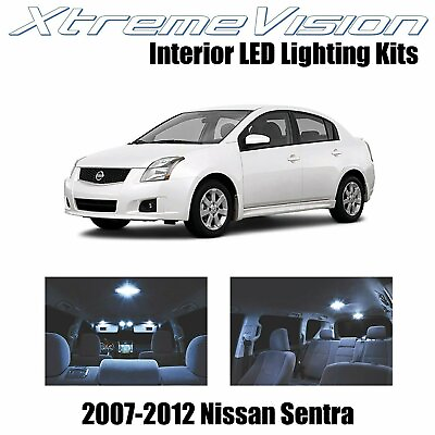 #ad #ad XtremeVision Interior LED for Nissan Sentra 2007 2012 6 PCS Cool White