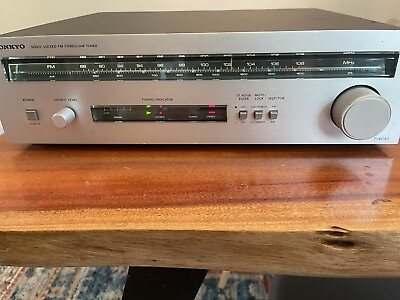 #ad VINTAGE Onkyo T 4040 Synthesized AM FM Stereo Tuner Digital CLEAN**FULLY TESTED