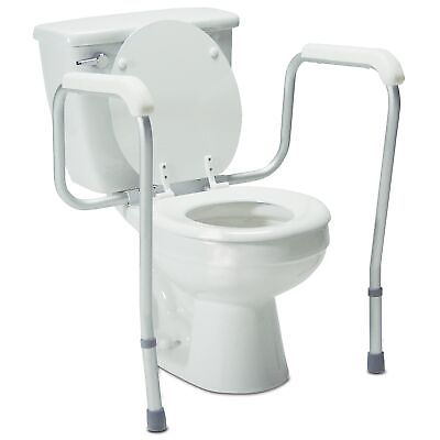#ad 6460A Lumex Versaframe Toilet Safety Rails with Adjustable Height and Width ...