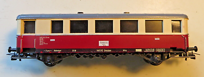 #ad PIKO 6504 01 H0 Passenger Car VT 135 140 312 the Dr Wine Red Ivory
