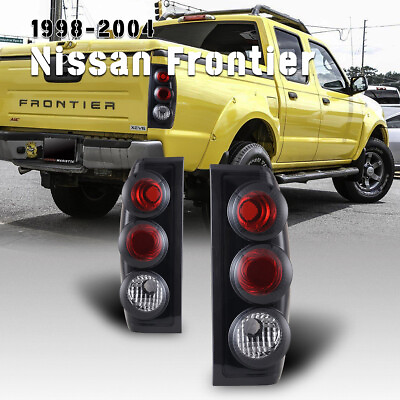 #ad Tail Light for 98 04 Nissan Frontier Altezza Rear Lamps Black Housing Smoke Lens