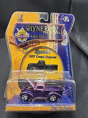 #ad Shyne Rodz 1937 Couoe Express Truck Series Pink Die Cast 1 64 Scale