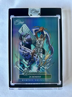 #ad 2022 23 Panini One And One Ja Morant SSP Downtown Card #1 Memphis Grizzlies