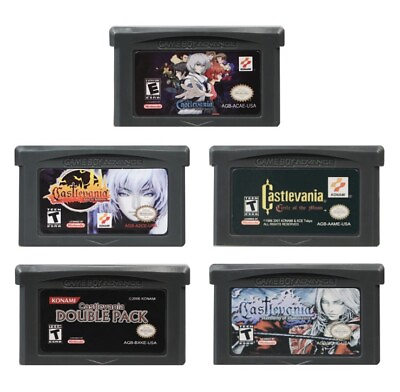 #ad Castlevania Series For Game Boy Advance All 5 Cartridges