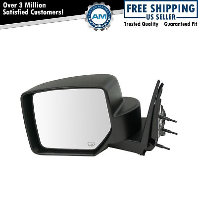#ad Mirror Power Heated Black Textured LH for Jeep Liberty Truck SUV New