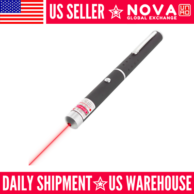 #ad #ad Red Laser Pointer 5mW High Power Pen Beam Light New USA