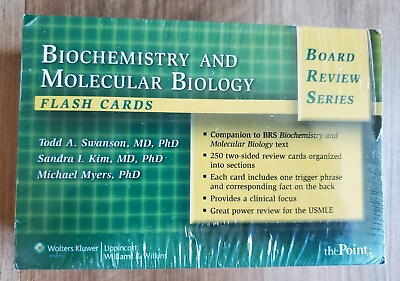 #ad Biochemistry and Molecular Biology Board Review Series FLASH CARDS