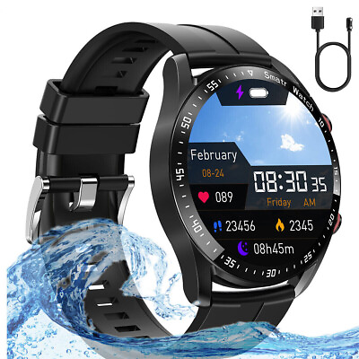 #ad Premium Waterproof Smart Watch Bluetooth Men Women Smartwatch For Android iOS