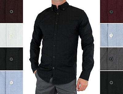 #ad #ad Wrangler Premium Men#x27;s Shirt Flex Fit Long Sleeve Button Down Collar One Pocket
