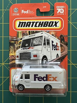 #ad 2023 MATCHBOX FEDEX EXPRESS DELIVERY CARGO TRUCK MBX METRO 56 100