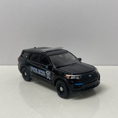 #ad 2022 22 Ford Explorer Interceptor Utility Indiana Collectible 1 64 Scale Diecast