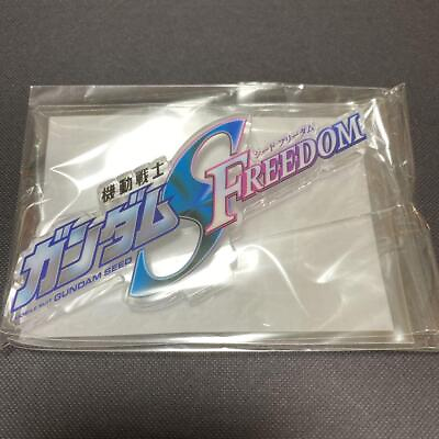#ad Mobile Suit Gundam Seed Freedom Clear Acrylic Logo Display Ex