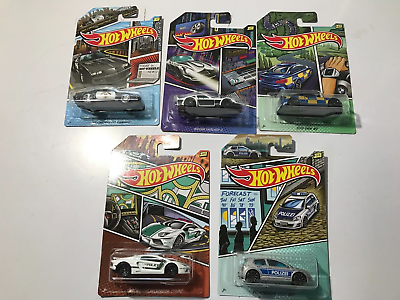 #ad #ad Hot Wheels 2020 Police Series Walmart Exclusive SET OF 5 CARS NICE