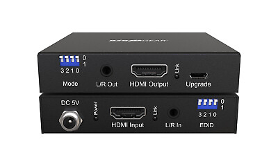 #ad BZBGEAR UHD HDMI Signal Fixer and Audio Embedder De embedder
