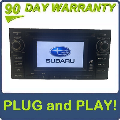 #ad 2013 Subaru Forester OEM AM FM Radio MP3 Player Single Disc CD Player