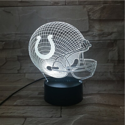 NFL Indianapolis Colts Football Helmet 3D Light