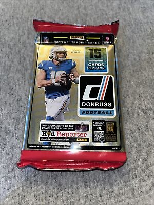 #ad 2023 Panini Donruss Holiday NFL Football Factory Sealed Pack Optic Rated Rookies