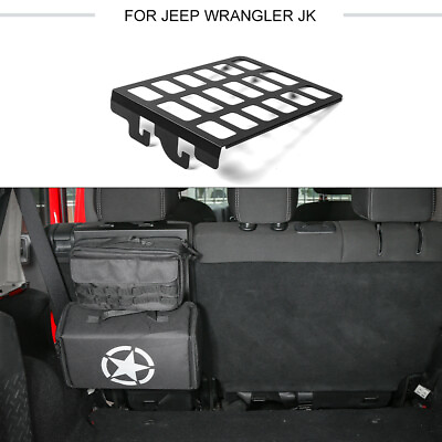 #ad Vehicle Seat Back Rack Storage Truck Mount Panel for Jeep Wrangler 2007 18 JK