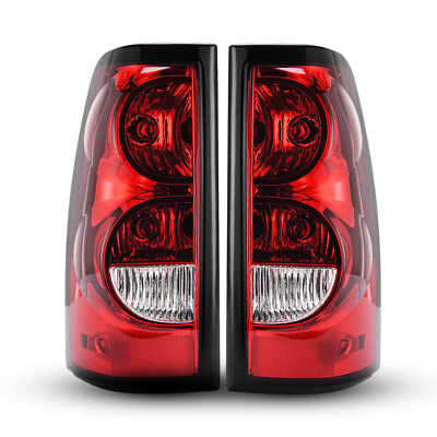 #ad Pair Tail Lights Stop Lamp For 2007 Chevy Silverado 1500 2500HD 3500 Classic