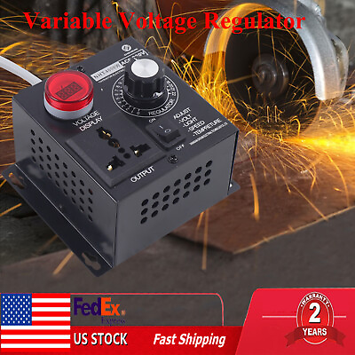 #ad AC110 220V Voltage Regulator Speed Motor Controller For FanElectric Stoves