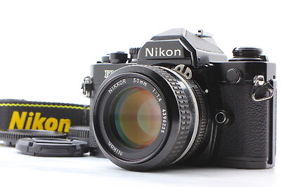 #ad Near MINT Nikon FM2N Black 35mm SLR Film Camera Body Ai 50mm f1.4 From JAPAN