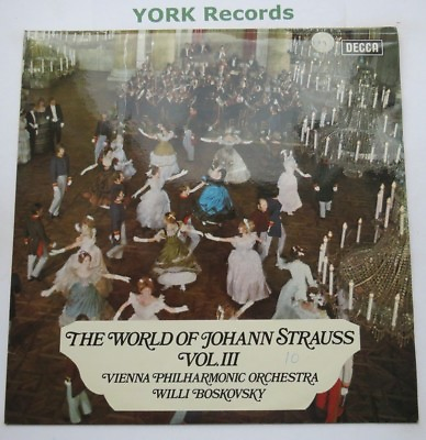 #ad SPA 312 THE WORLD OF JOHANN STRAUSS VOL 3 BOSKOVSKY Vienna PO Ex LP Record