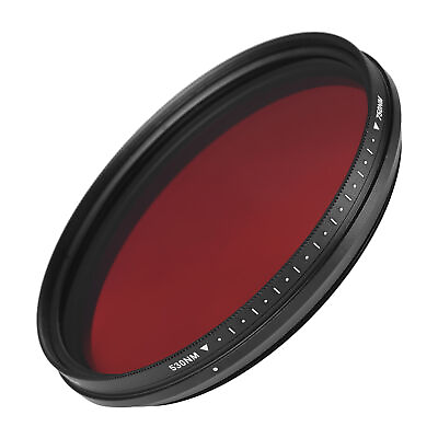 #ad FOTGA 82mm Adjustable Infrared Filter Pass X Ray Lens Filter Variable G8U8