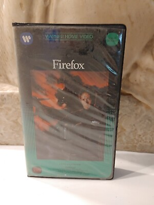 #ad FIREFOX VHS Warner Home Video Clamshell 1982 Original Release Clint Eastwood