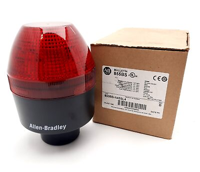 #ad Allen Bradley 855BS N45SL4 Red Beacon 90mm 120 240 VAC VDC 1 2quot; NPT