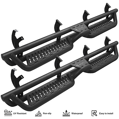 #ad FIT 2007 2021 Toyota Tundra CrewMax Cab Running Boards Drop Side Steps Nerf Bar