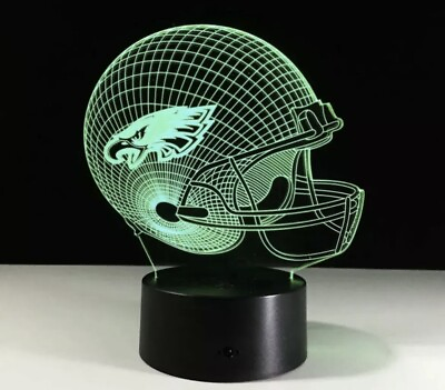 Philadelphia Eagles NFL Football Teams 3D LED Light Lamp Collectible Gift 🎁
