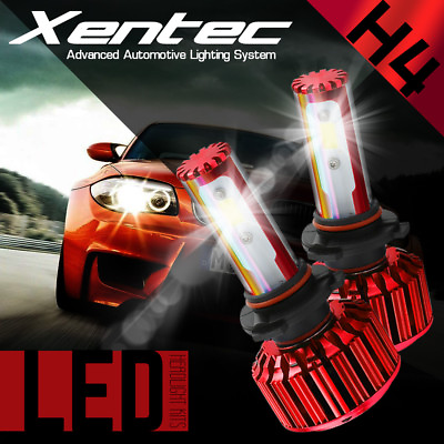 #ad 2X Xentec H4 238W 23800LM HI LO Beam COB LED Headlight Bulbs HB2 9003 6500K KIT