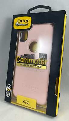 #ad OtterBox Commuter Series for iPhone X XS ONLY Ballet Way Pink
