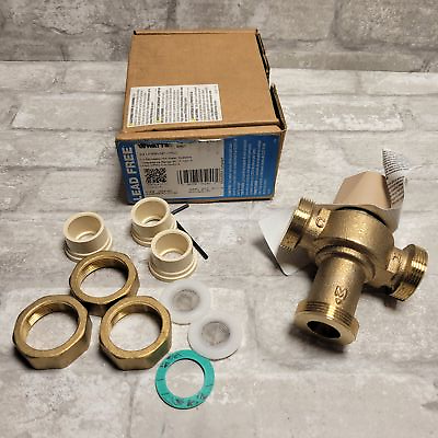 #ad Watts LFMMVM1 CPVC 3 4 inch Lead Free Thermostatic Mixing Valve EDP #0559162