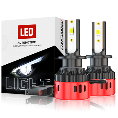 #ad H7 Hi Lo Beam 40W 4000LM LED 6000K Super Bright Headlight Bulbs Conversion Kit