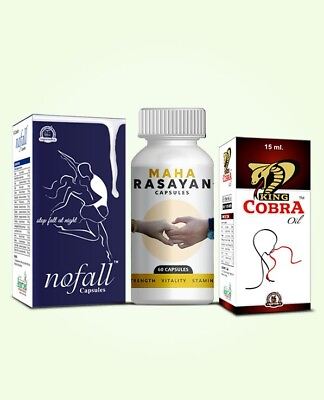 #ad Best Herbal Treatment For Men 60 No Fall 60 Maha Rasayan 3 King Cobra Oil