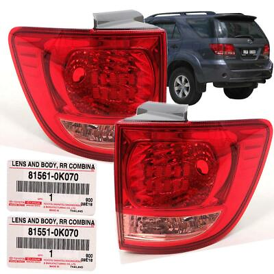 #ad Genuine Part 1 Pair Corner Rear Tail Light Lamp Fit 2005 08 Toyota Fortuner Suv